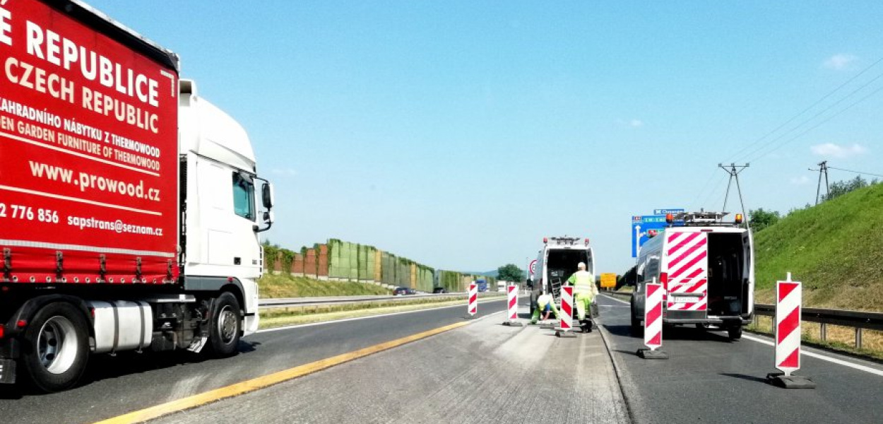Utrudniony wyjazd z węzła balińskiego na autostradę A4, w stronę Krakowa