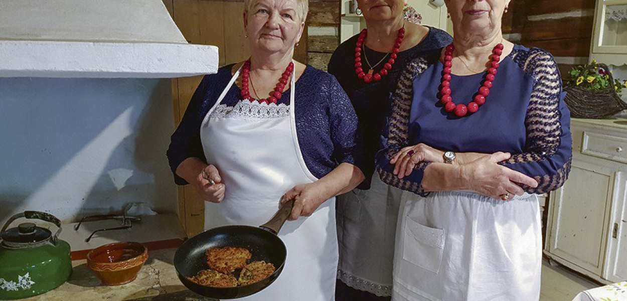 Rodowite zagórzanki: Helena Bolek, Janina Węgorek i Władysława Macuda. FOT. GRAŻYNA KAIM