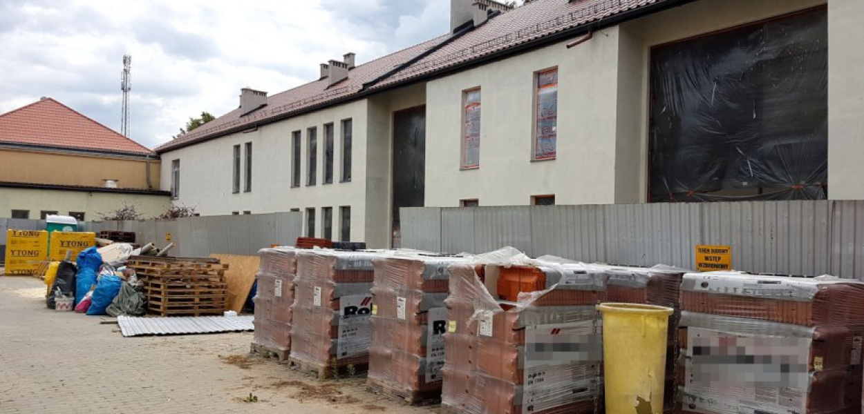 Nowy budynek przy Zespole Szkół Ponadgimnazjalnych 