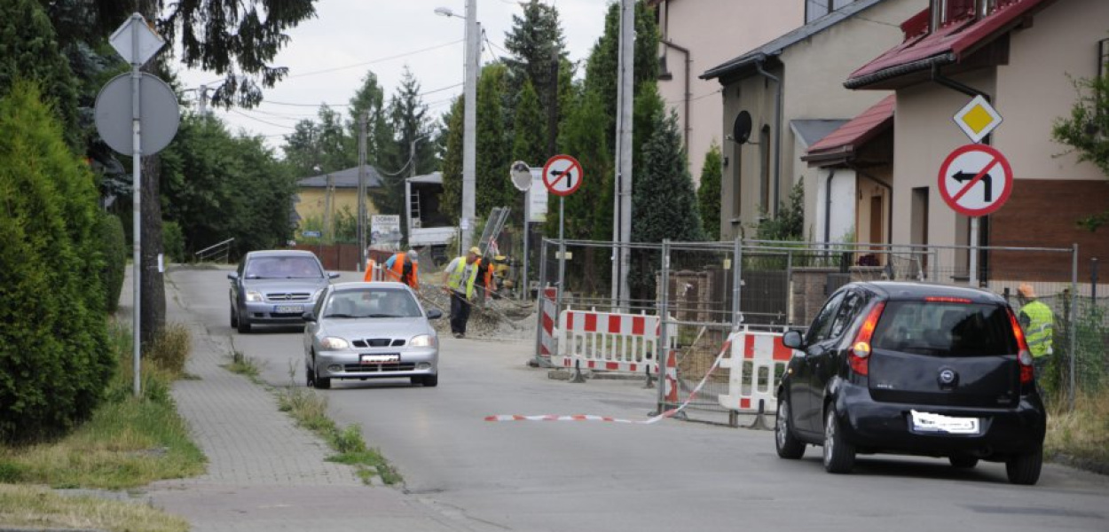 Roboty na ul. Chechlanej w Chrzanowie