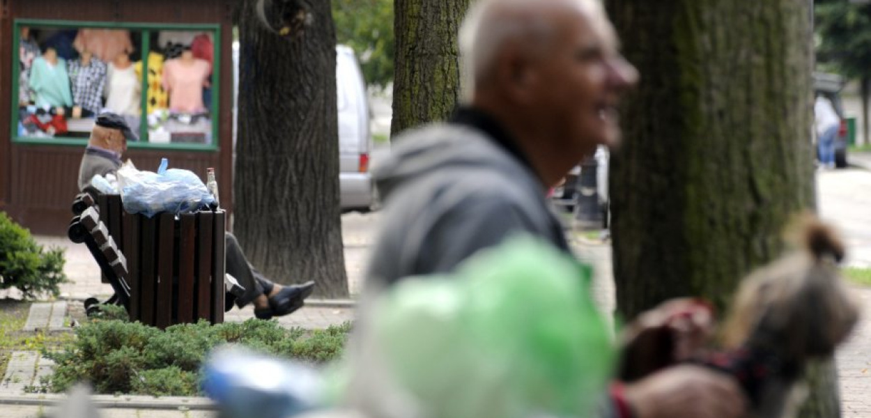 Sobota na zaśmieconej Alei Henryka w Chrzanowie