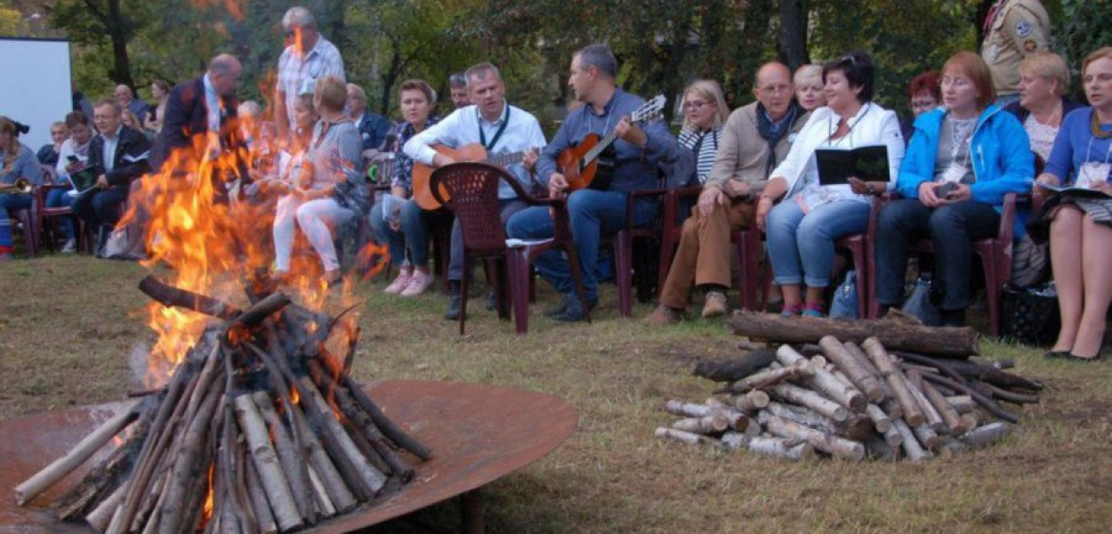 Luzarczycy podczas spotkania zorganizowanego w Trzebini w ubiegłym roku 