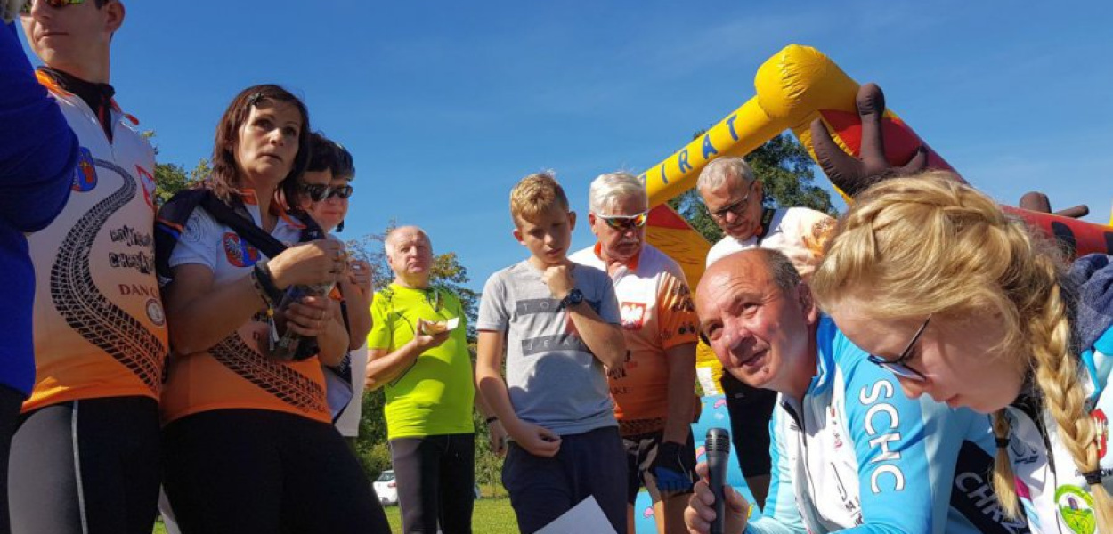 Na mecie rajdu w Bolęcinie odbył się konkurs z nagrodami