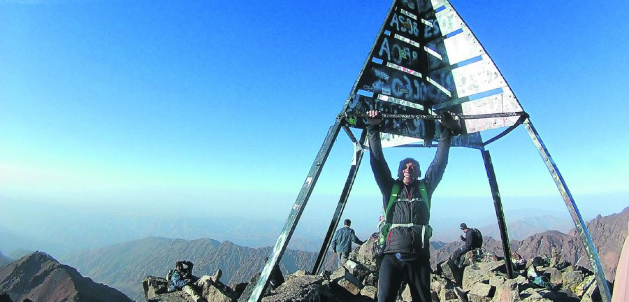 Roman Matuszewski na Jebel Toubkal