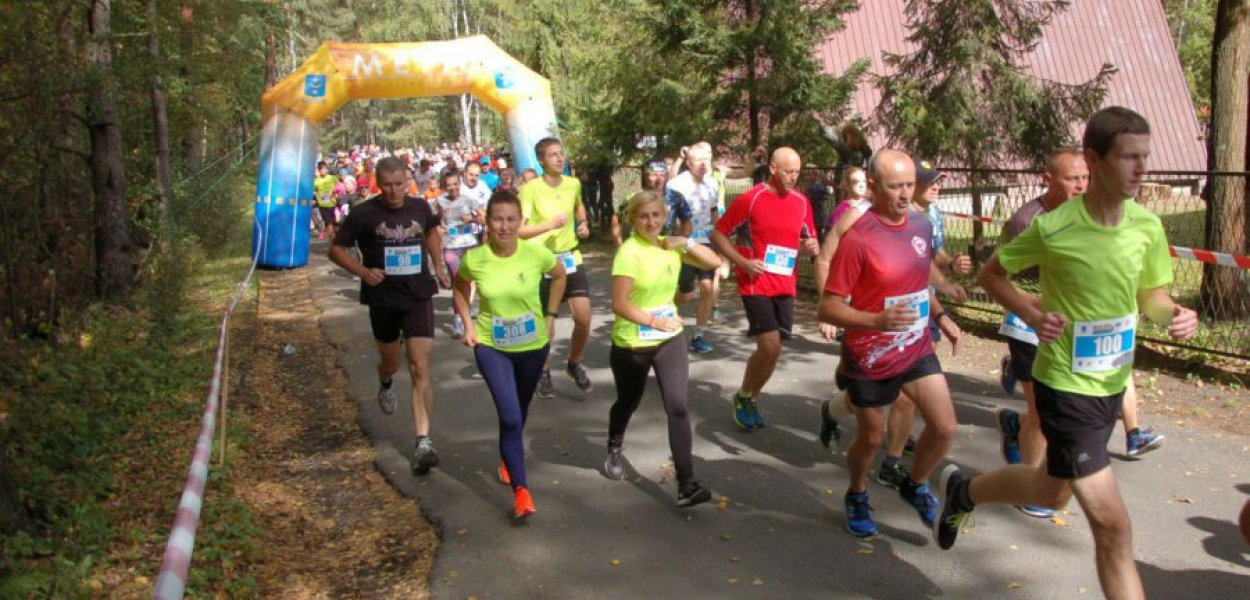 Podczas zeszłorocznego Chechło Run. Fot. Marek Oratowski
