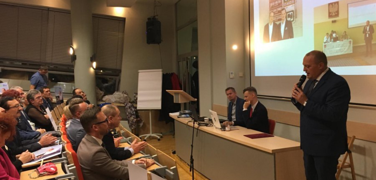 Konwencja wyborcza Adama Potockiego odbyła się w sali konferencyjnej MOKSiR w Chrzanowie