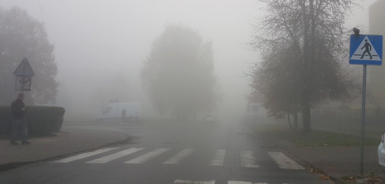 Mgła w środę rano jest naprawdę duża