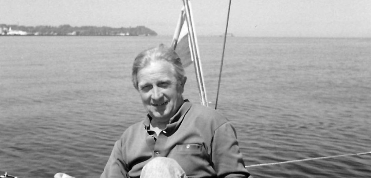  Pochodzący z Libiąża Piotr Bigaj był zapalonym żeglarzem. Zmarł w sierpniu w wieku 90 lat i spoczął w Gdyni, fot. zeglarski.info    
