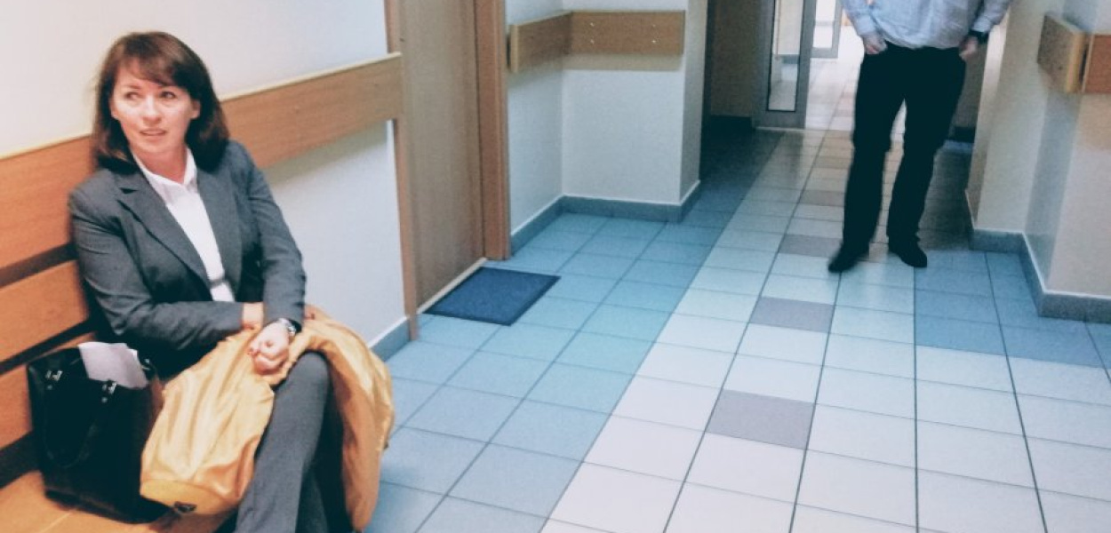 Burmistrz Alwerni Beata Nadzieja-Szpila zeznawała w chrzanowskim sądzie rejonowym