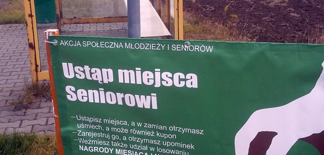 Akcja została oplakatowana na wybranych przystankach w gminie Alwernia