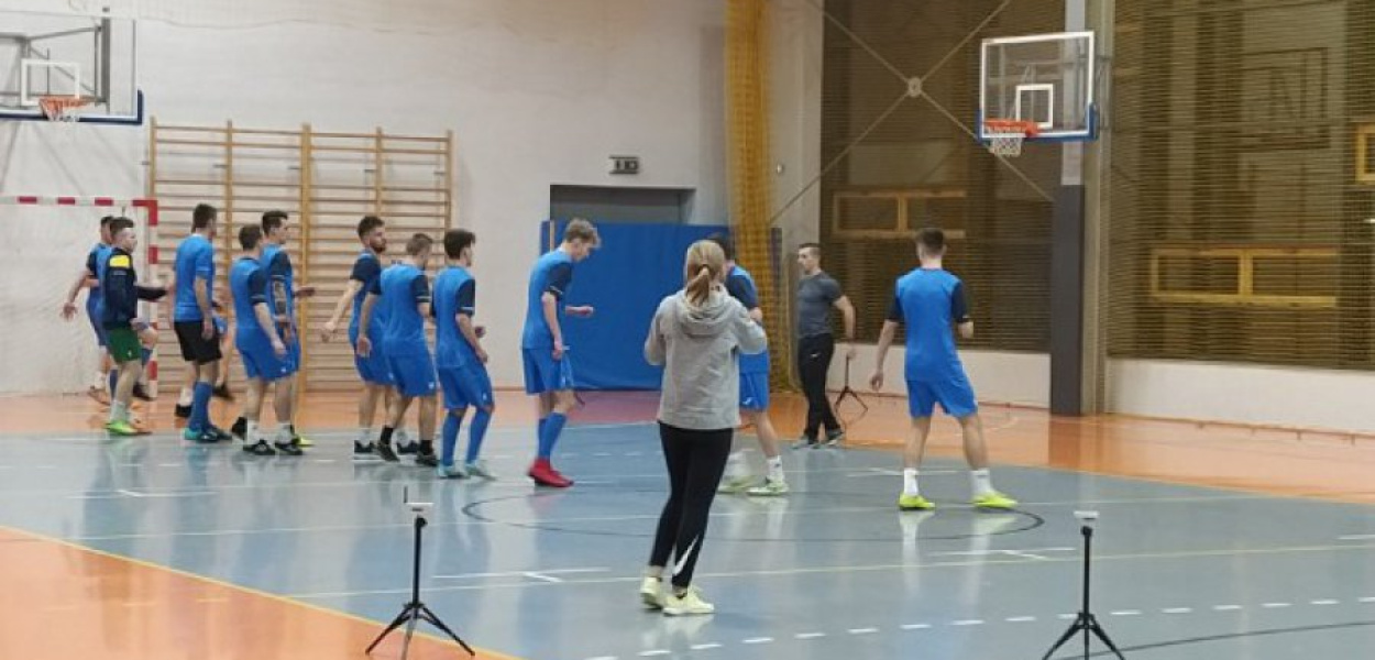 Piewszy tegoroczny trening MKS Trzebinia. Fot. Z archiwum klubowego