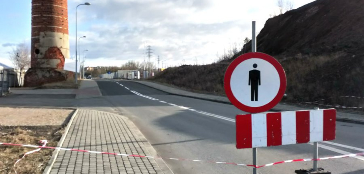 Na razie ul. Ochronkowa jest zamknięta