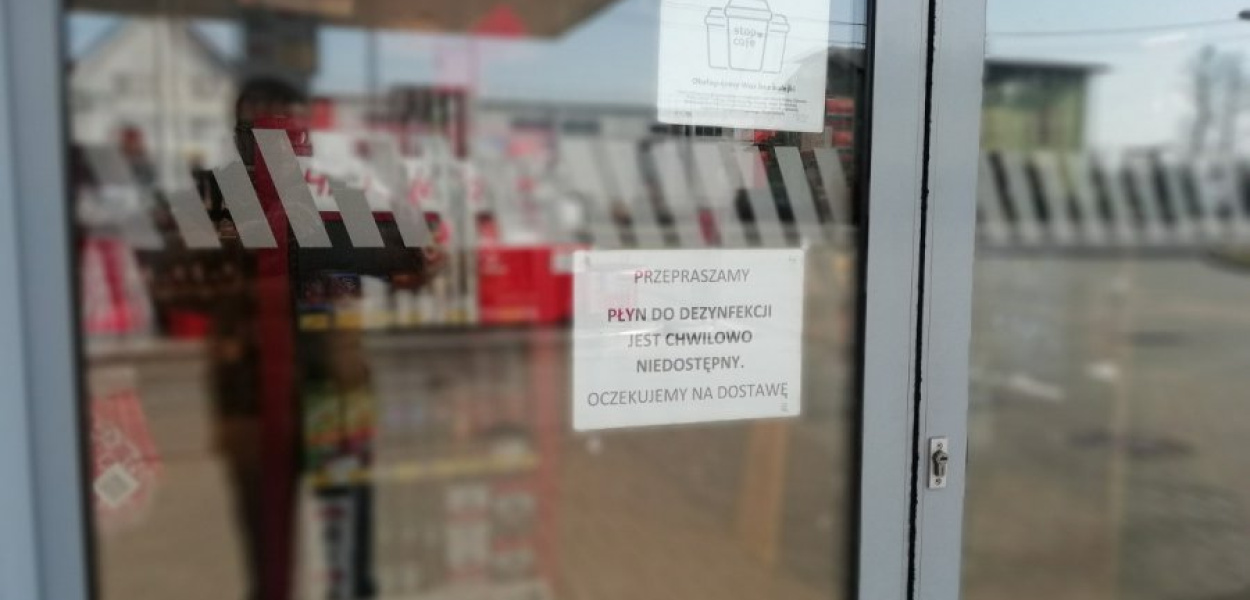 Klienci pytają o płyn do dezynfekcji rąk