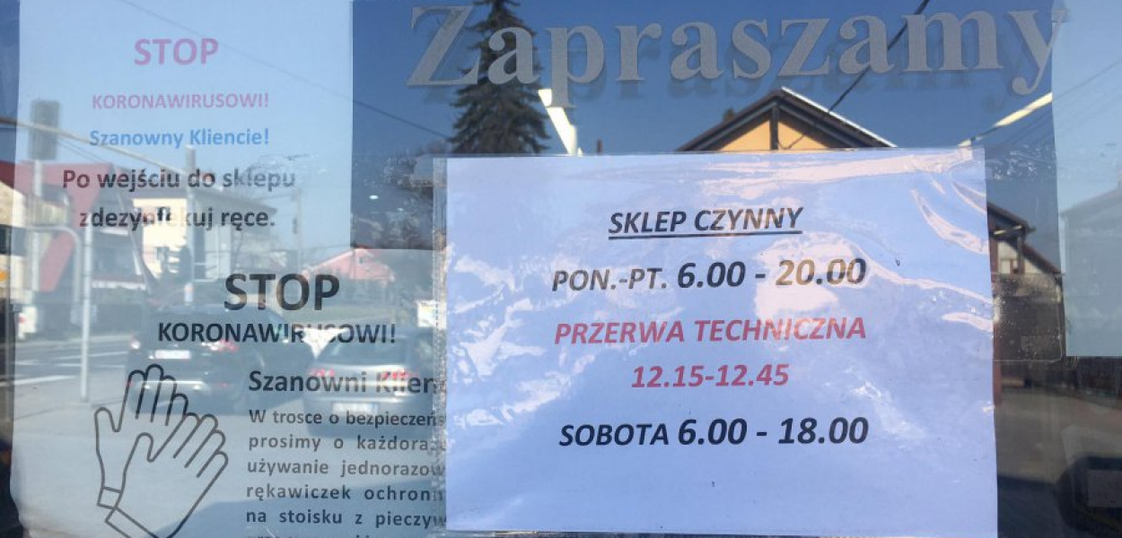Delikatesy w Młoszowej mają przerwę techniczną tuż po godzinie 12.00
