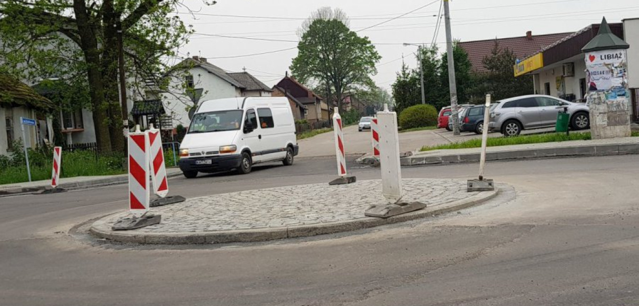Nowe rondo jest niewielkich rozmiarów