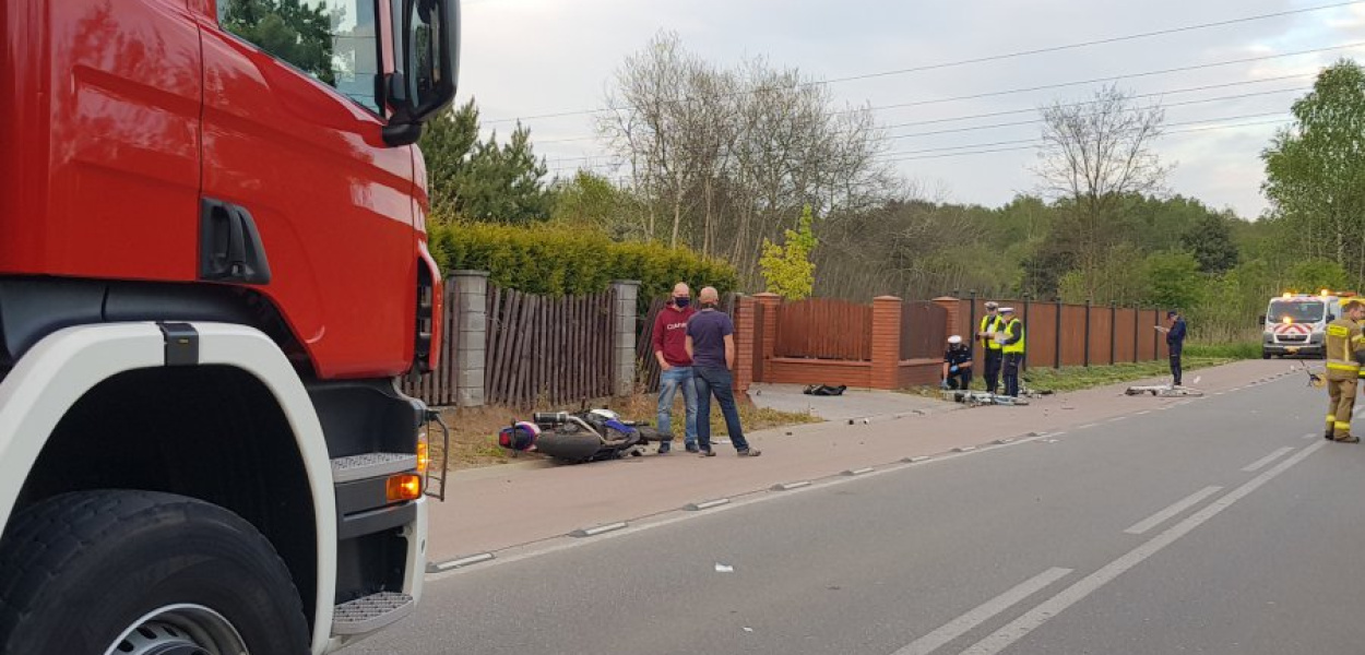 Na miejsce przyjechały straż, policja i pogotowie