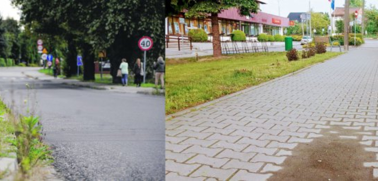  Już dawno ul. Gęsikowskiego w Alwerni nie była tak wysprzątana