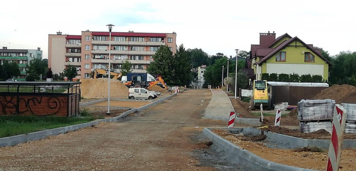 Budowa Kościelnej na osiedlu Południe w Chrzanowie