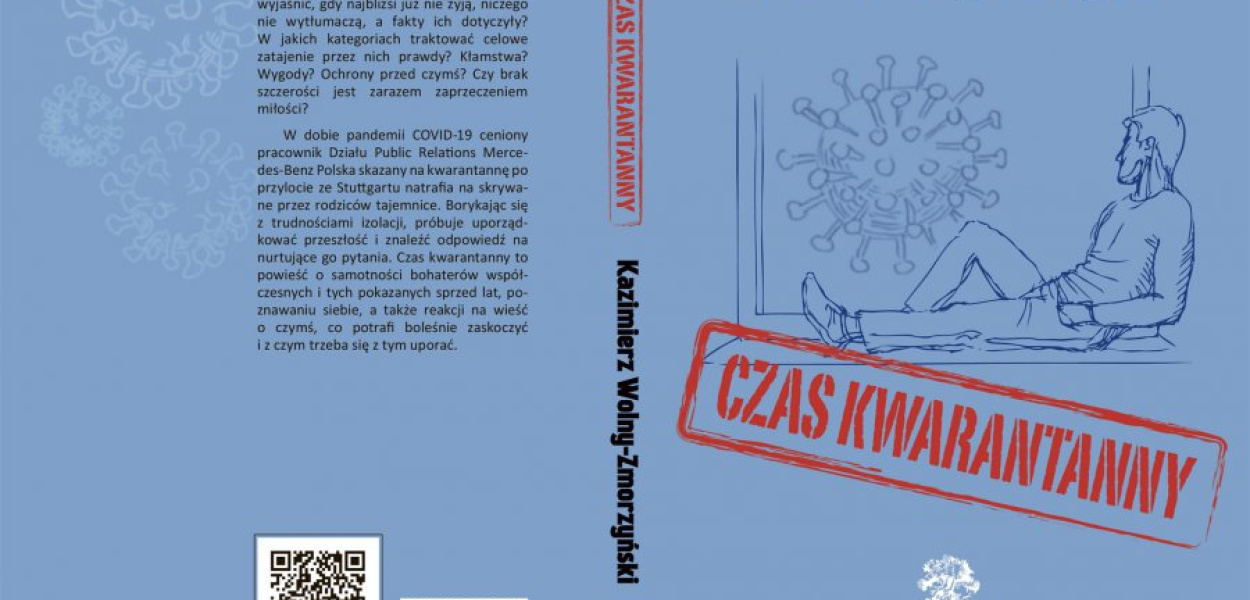 Okładka powieści &quot;Czas kawrantanny&quot;