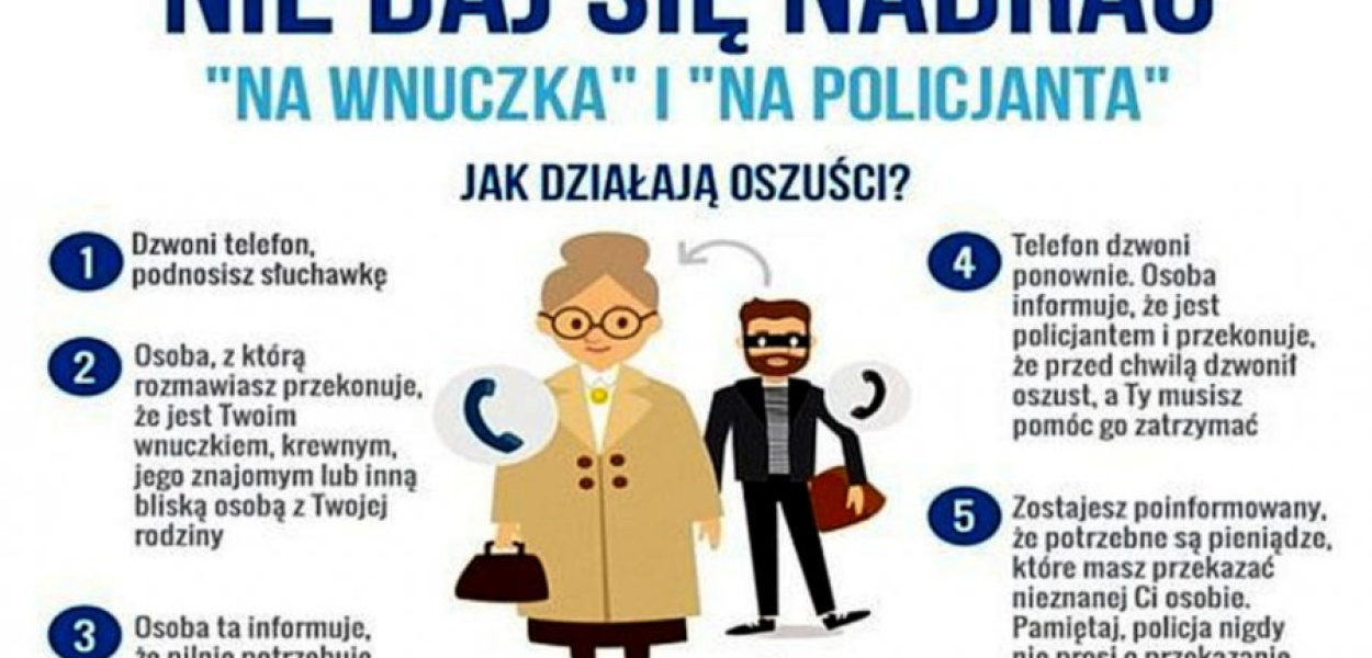 Ulotka, jaką policjanci będą rozdawać mieszkańcom 