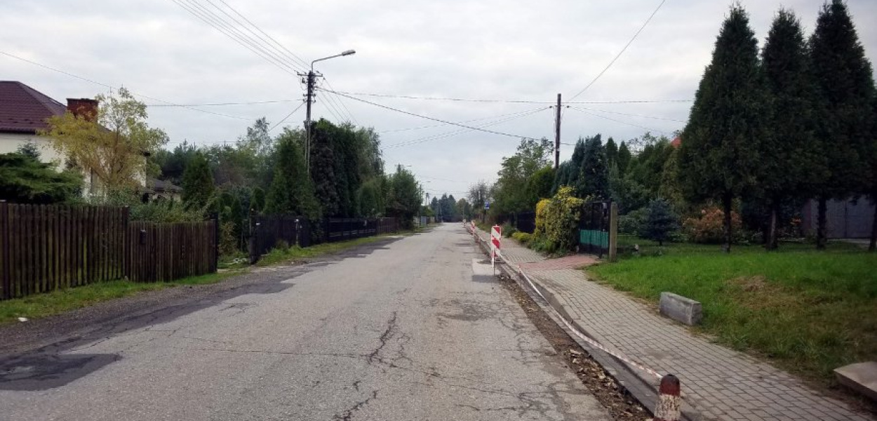 Ul. Piłsudskiego w Zagórzu. Fot. Łukasz Bieniek
