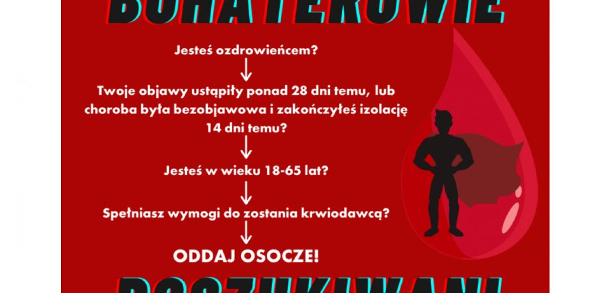 Harcerze zachęcają do oddawania osocza osoby, które przeszły COVID-19