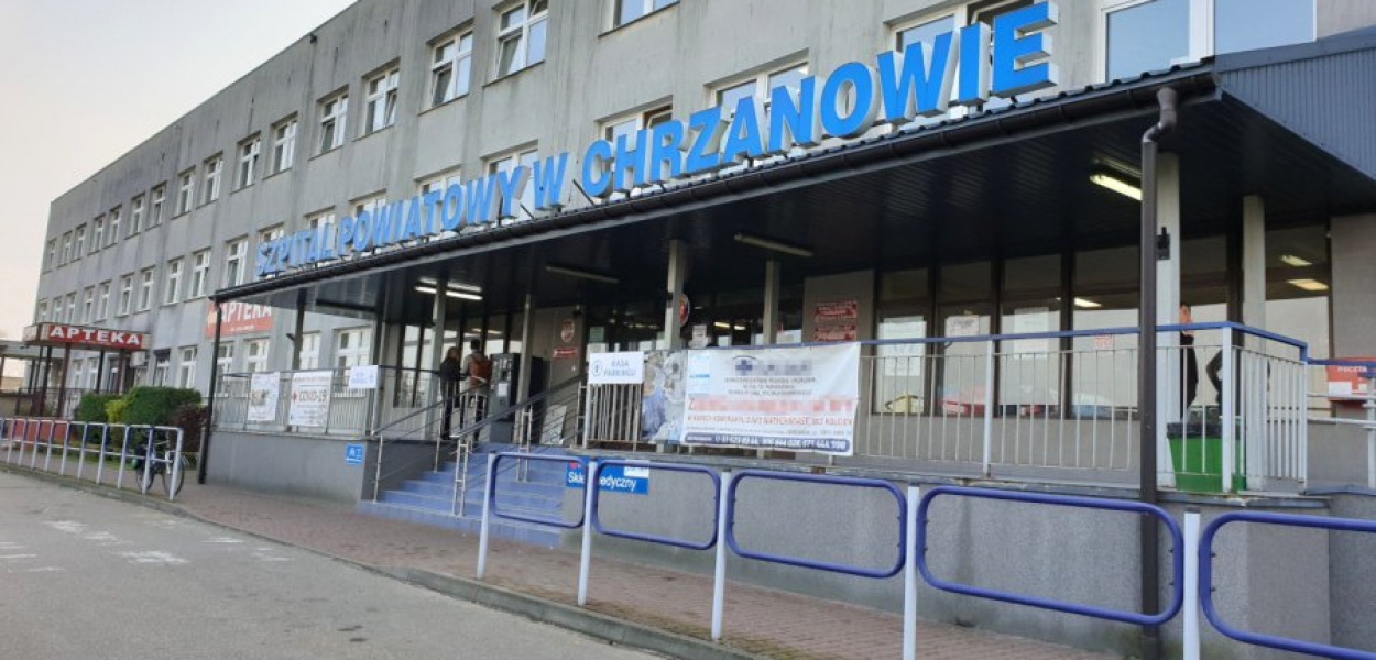 Z powodu zakażeń koronawirusem wstrzymano przyjęcia na trzy oddziały w chrzanowskim szpitalu