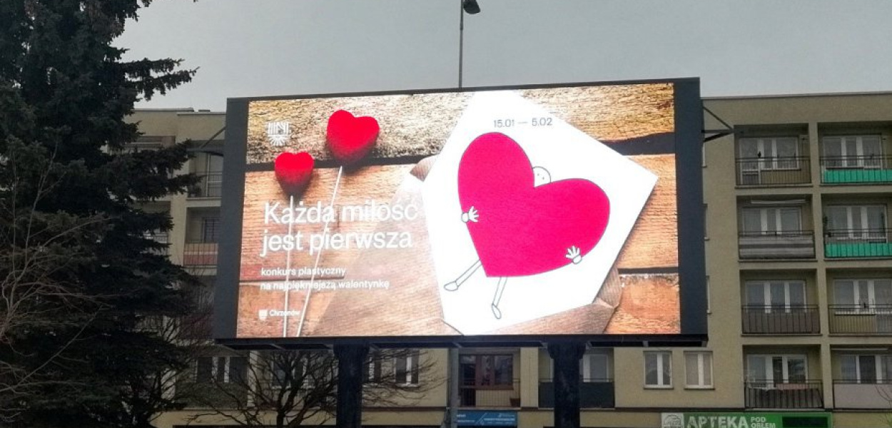 Nowy telebim na Placu Tysiąclecia w Chrzanowie