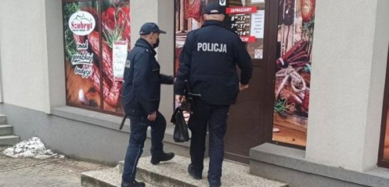 Policjanci odwiedzili ostatnio wiele sklepów. fot. KPP Chrzanów