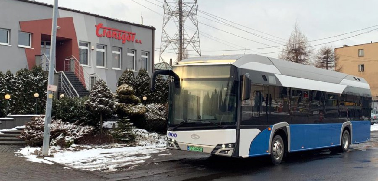 Autobus wodorowy Solaris Urbino 12 hydrogen. Fot. Udostepnione przez Transgór