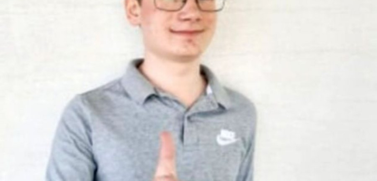 Filip Baciak, fot udostępnione przez I LO