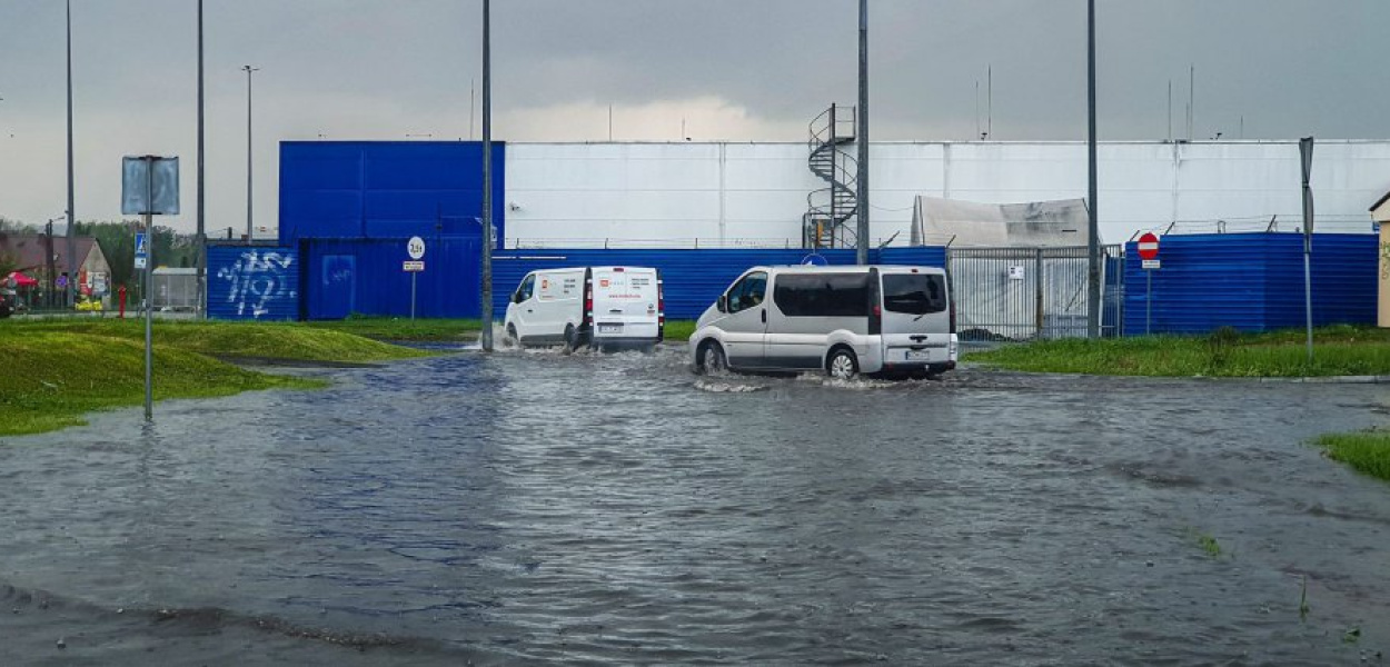Chrzanów w czwartek po 15. Fot. Małgorzata Kindryk