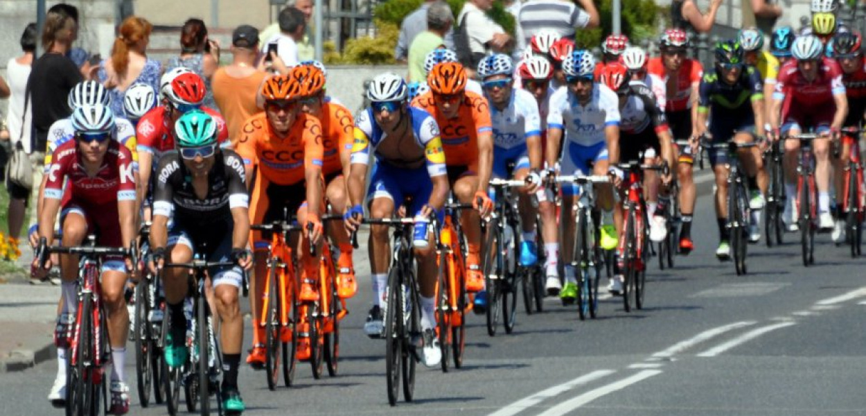 W 2017 roku uczestnicy Tour de Pologne przejechali przez Trzebinię