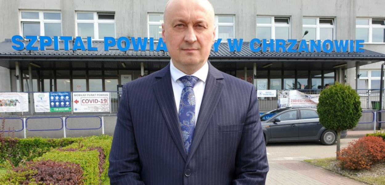 Dyrektor szpitala w Chrzanowie Artur Baranowski