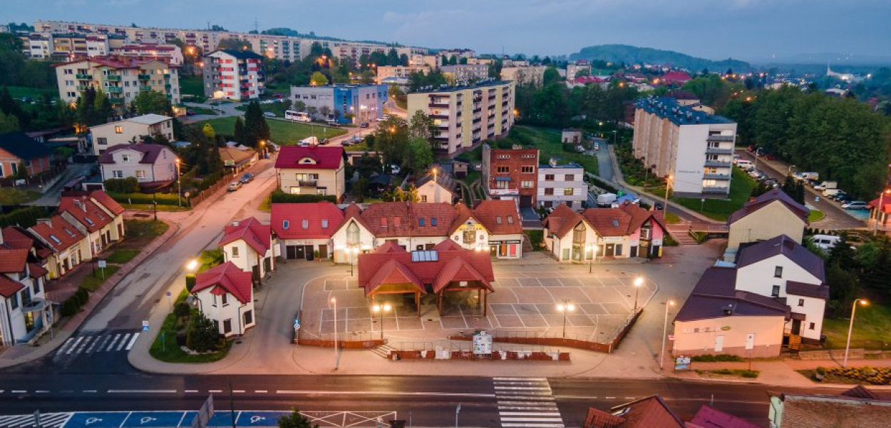 Trzebinia. Plac Targowy. Fot. Paweł Studziński (PRZEŁOMowe kadry)