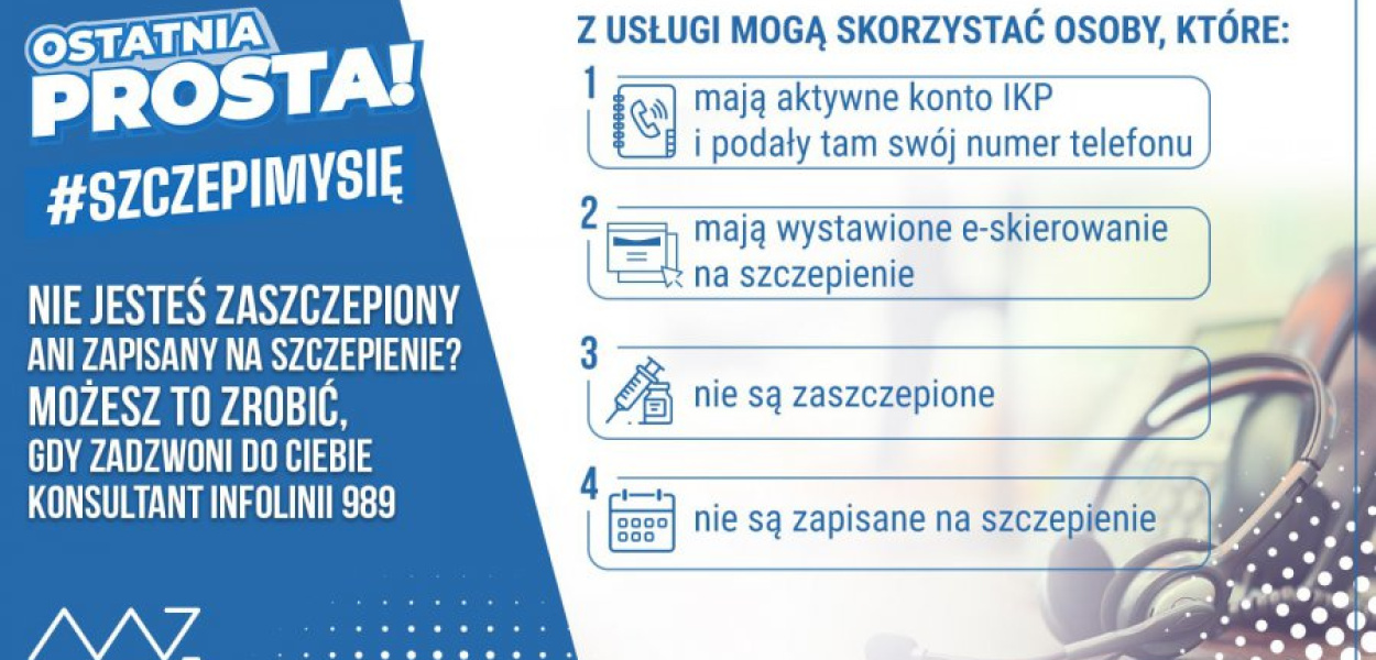 NFZ rozpoczyna akcję dzwonienia do osób niezaszczepionych