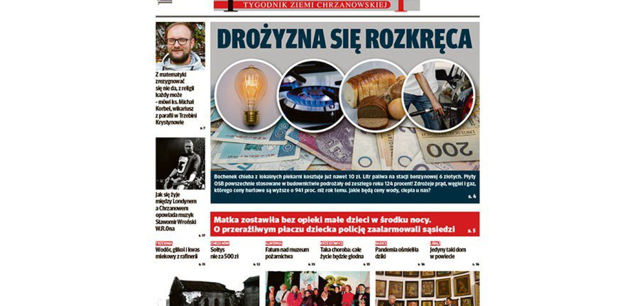 Okładka najnowszego wydania tygodnika &quot;Przełom&quot;
