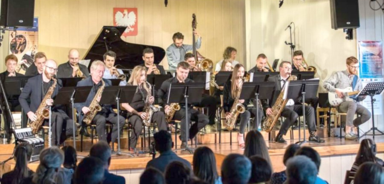 Podczas ubiegłorocznego koncertu finałowego Integracji Jazzowych w Krzeszowicach. FOT. z archiwum PSM w Krzeszowicach