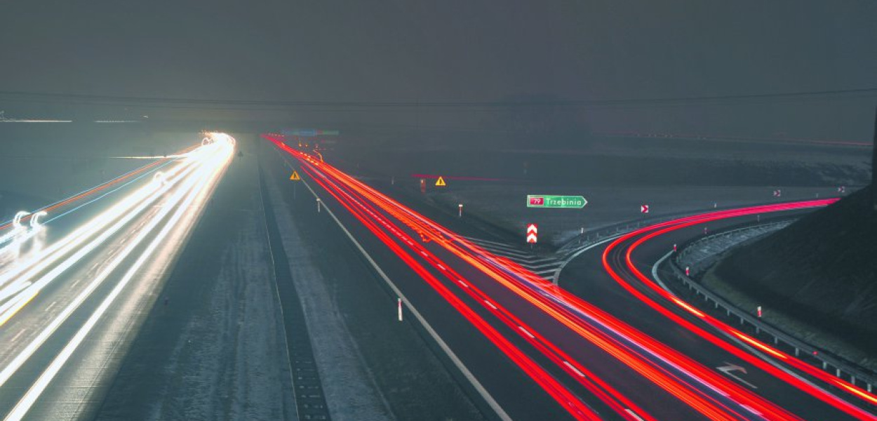 Do wypadku doszło sobotnim wieczorem w rejonie Węzła Chrzanów na A4