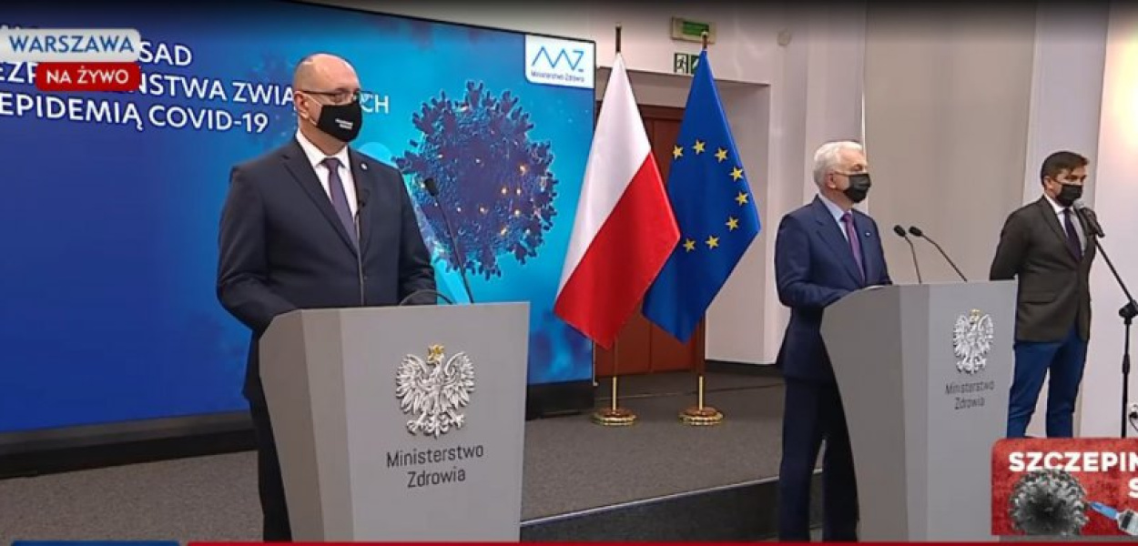 Podczas wtorkowej konferencji Ministerstwa Zdrowia