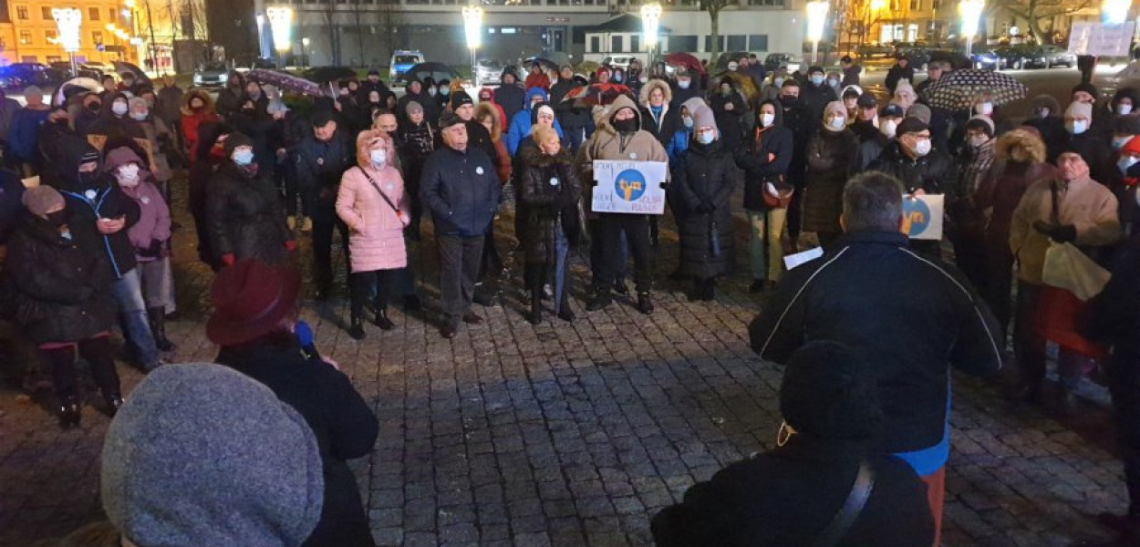 Podczas niedzielnej manifestacji w Chrzanowie