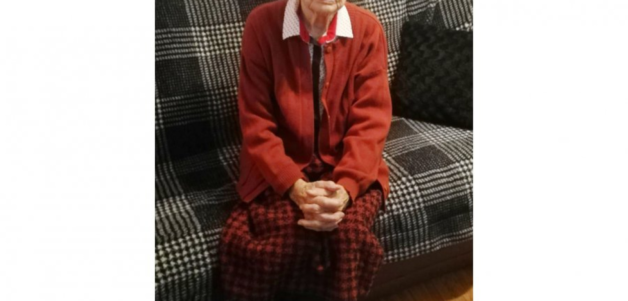 Maria Gaudyn z Brodeł urodziła się 31 grudnia 1921 r. Zdjęcie pochodzi z archiwum rodzinnego