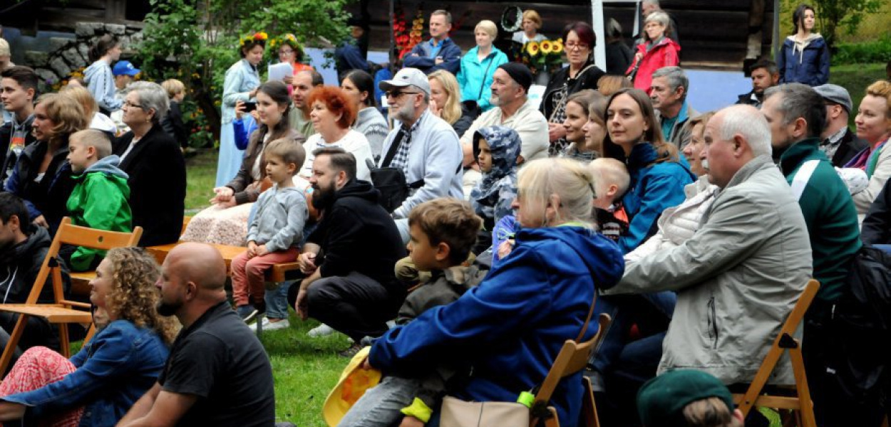 Podczas zeszłorocznego Festiwalu Etnomania w Wygiełzowie. Fot. Łukasz Dulowski