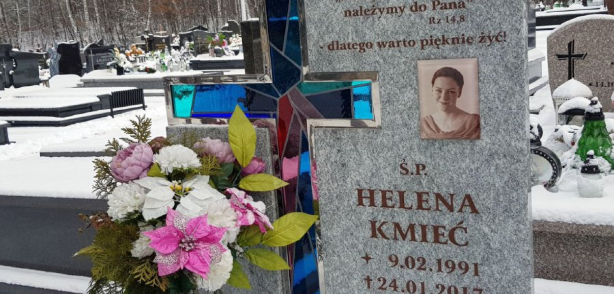 Grób Heleny Kmieć na libiąskim cmentarzu