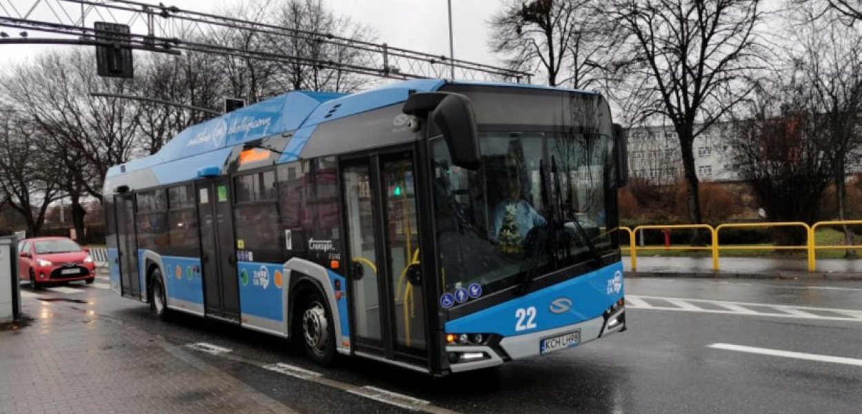 Autobus kursujący na liniach ZKKM Chrzanów