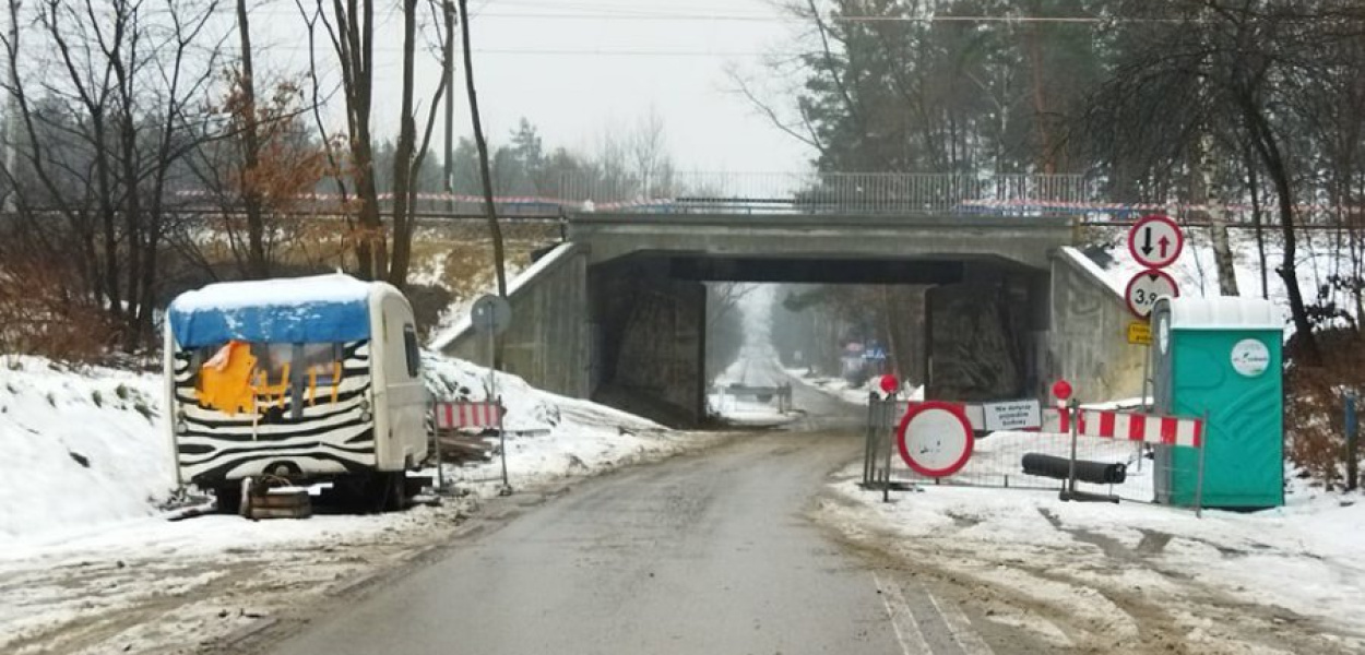 Wiadukt kolejowy nad ul. Powstańców Styczniowych w Chrzanowie