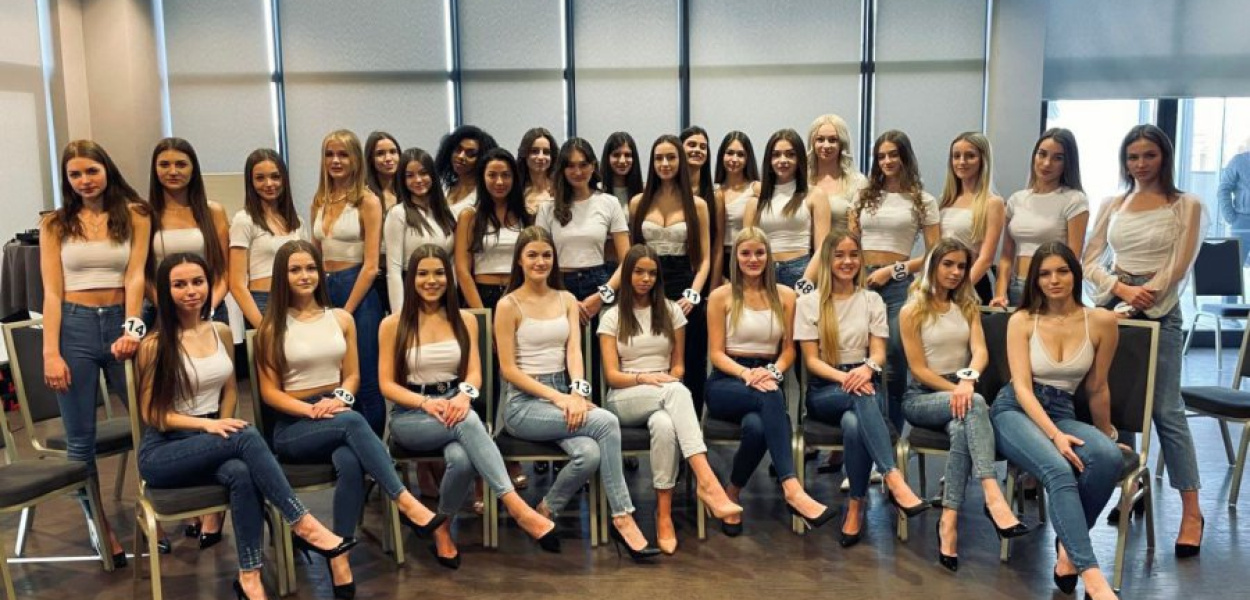 Komplet finalistek konkursu Miss Nastolatek Województwa Małopolskiego, fot. Facebook