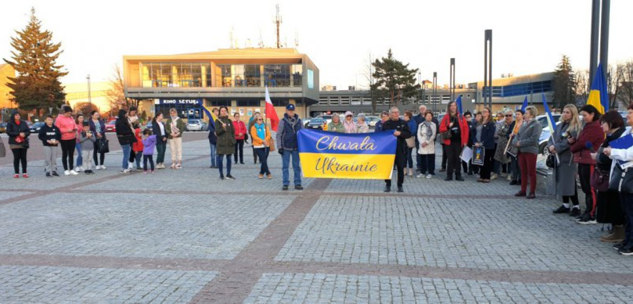 Podczas manifestacji w Chrzanowie