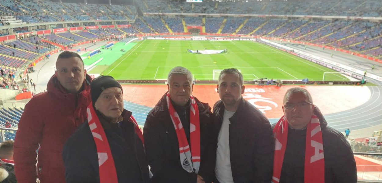 Kibice z ziemi chrzanowskiej na stadionie w Chorzowie