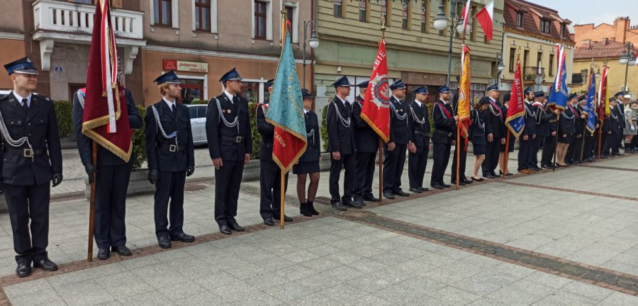 Obchody 3 Maja były w Trzebini połączone z Gminnym Dniem Strażaka. Fot. NF